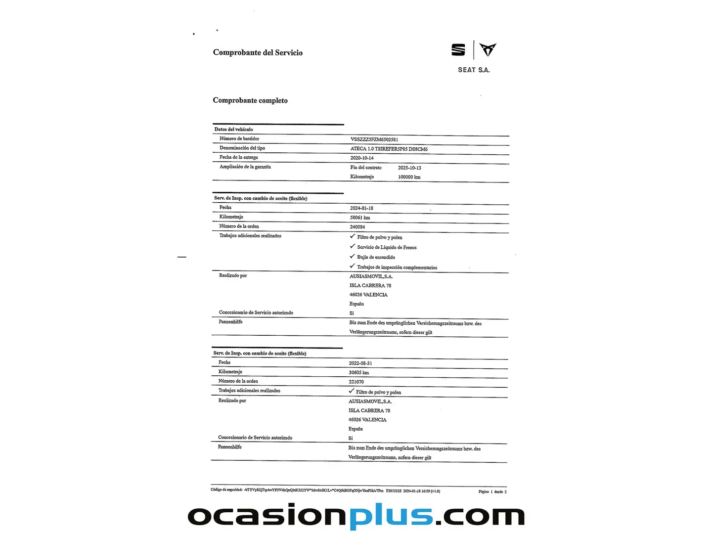 Foto Seat Ateca SEAT Ateca 1.0 TSI S&S Reference (115 CV)