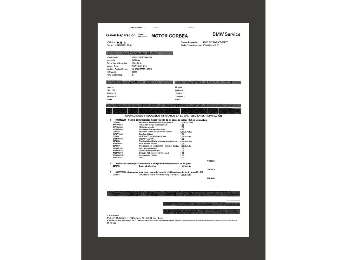 Foto BMW X4 BMW X4 xDrive20d  (190 CV) 4x4