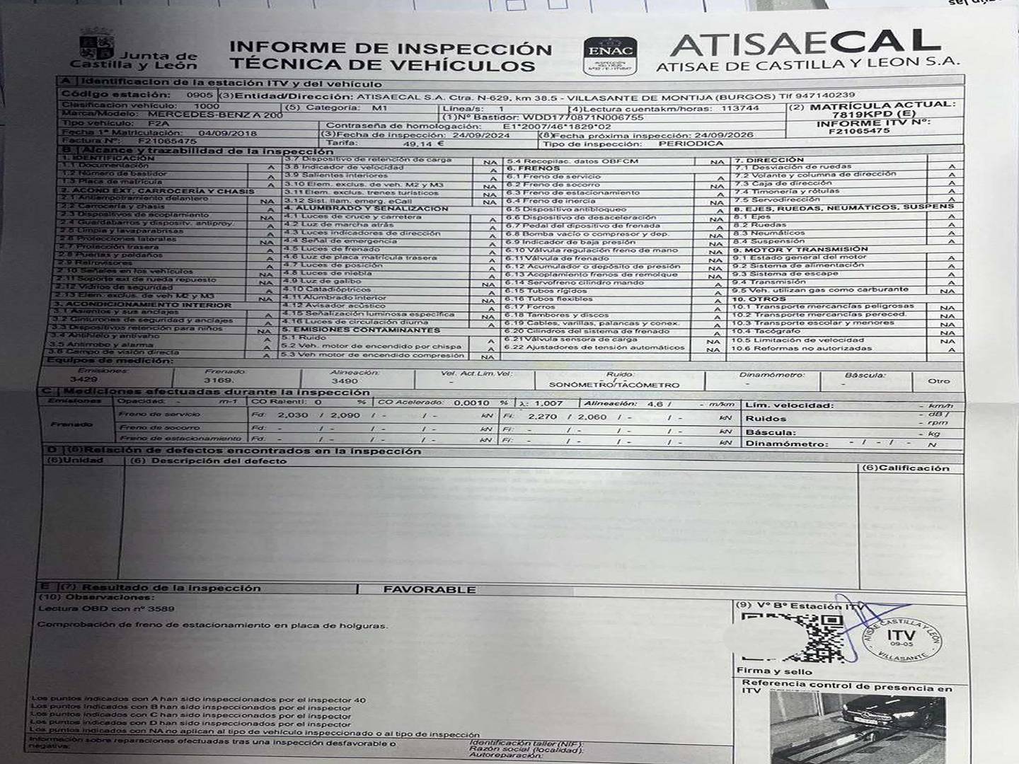 Mercedes Clase A Mercedes Clase A 200 (163 CV) PACK AMG de segunda mano
