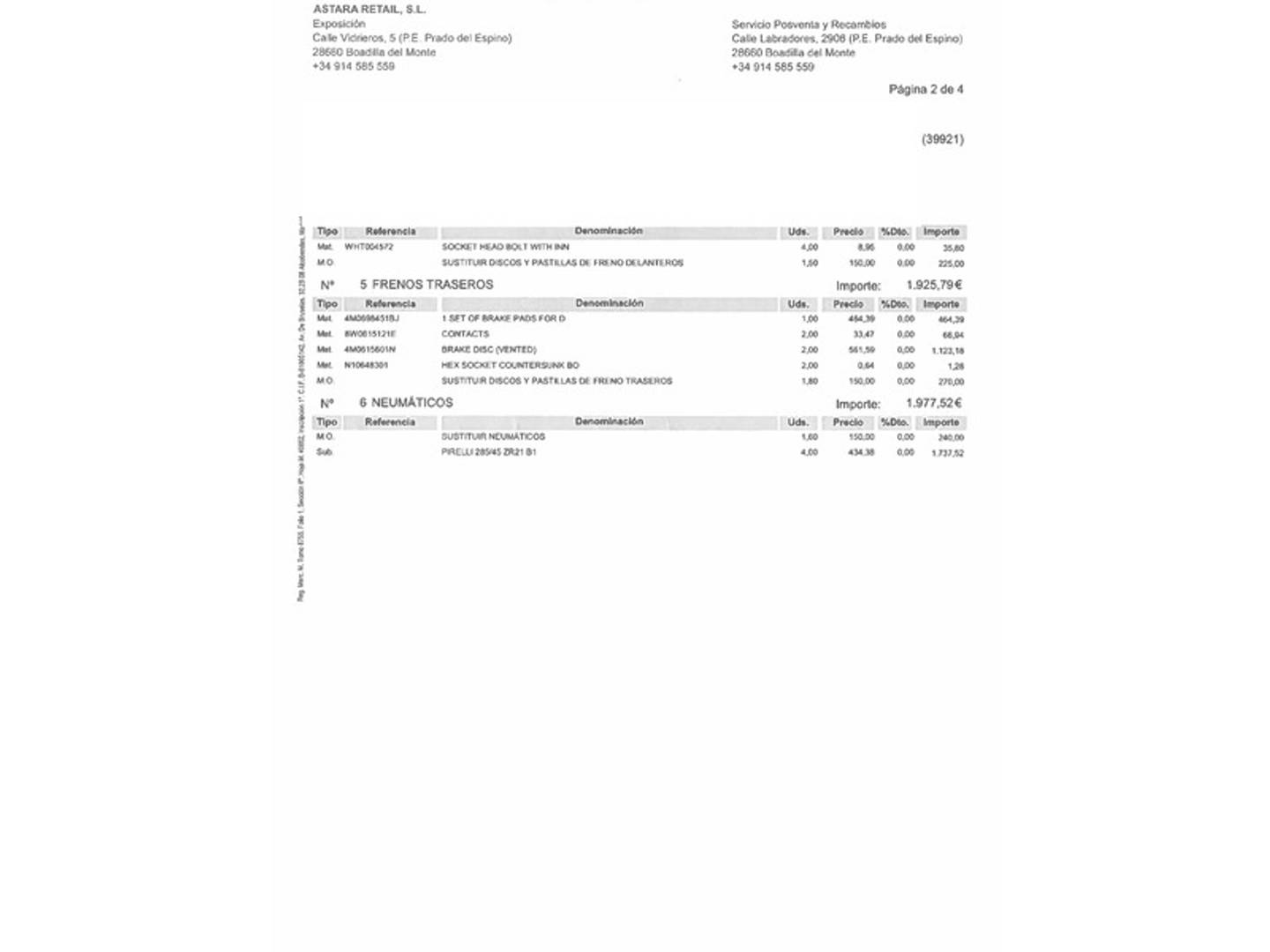Foto Bentley Bentayga Bentley Bentayga 3.0 HYBRID 4WD (449 CV)