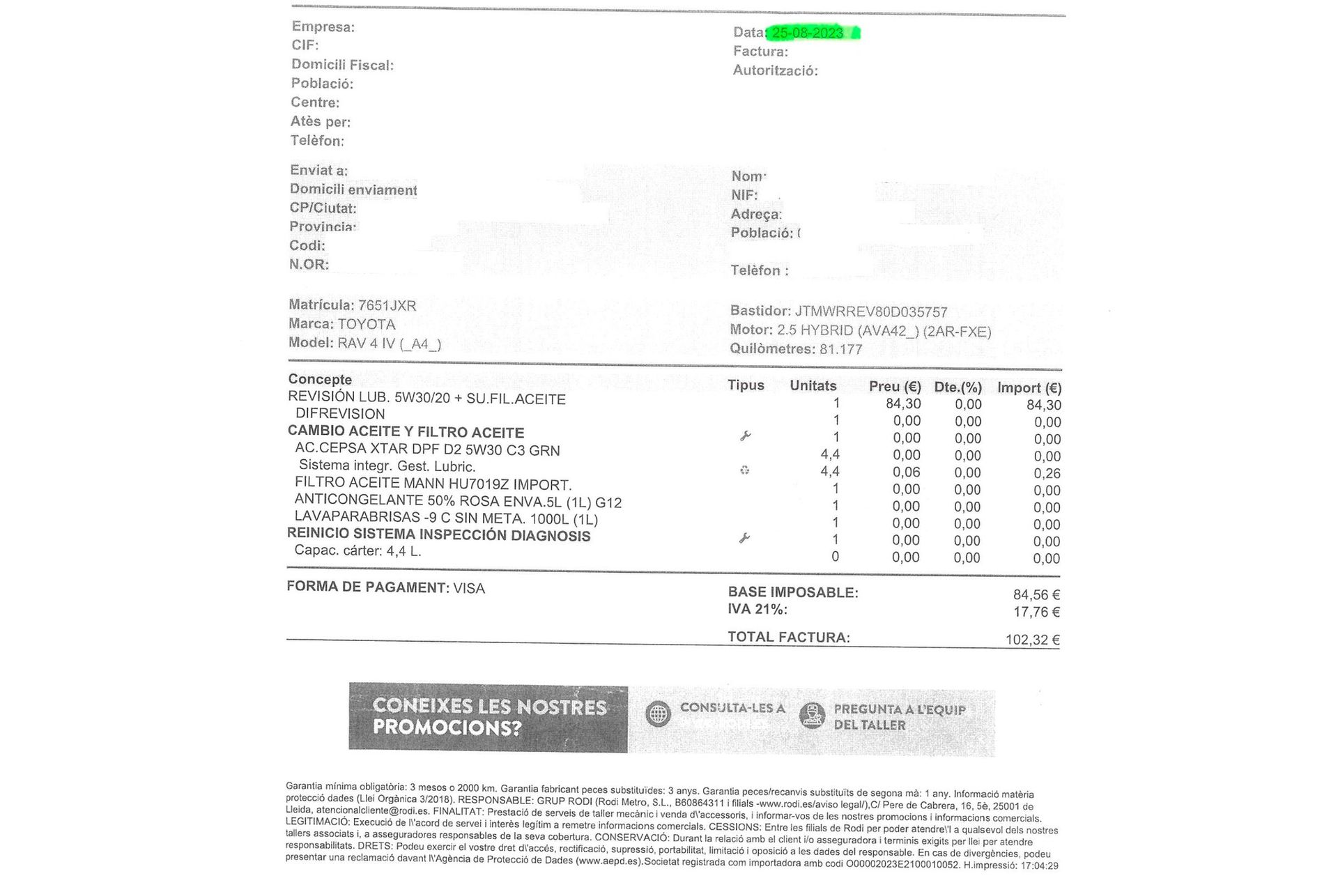 Toyota RAV4 2.5l hybrid Feel! 2WD - foto 23