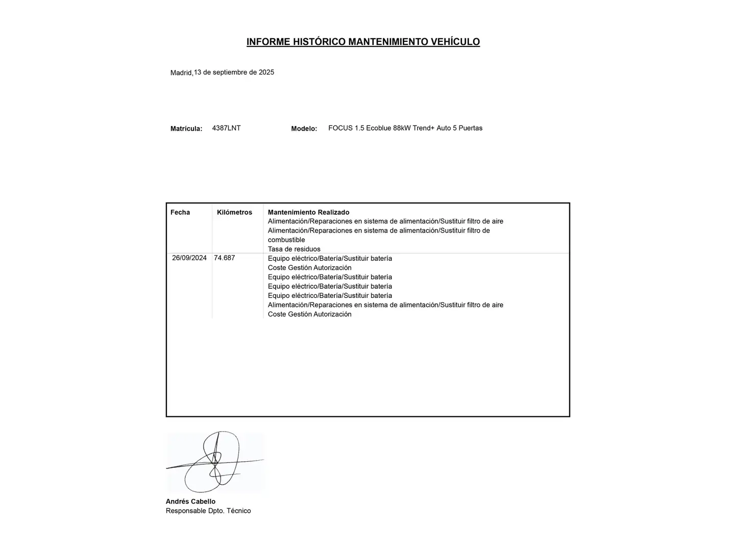 Foto Ford Focus Ford Focus 1.5 Ecoblue  Trend+ Auto