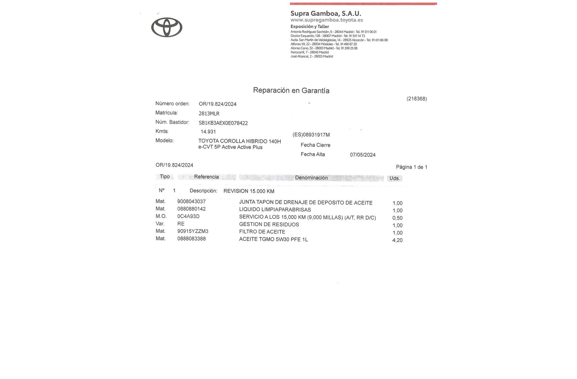 Toyota Corolla 140H Active Plus - foto 23