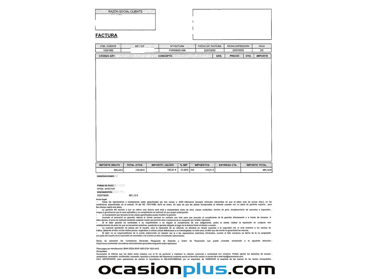 Foto del mantenimiento del Nissan QASHQAI Nissan Qashqai 1.5 dCi S&S 360 4x2 (110 CV)