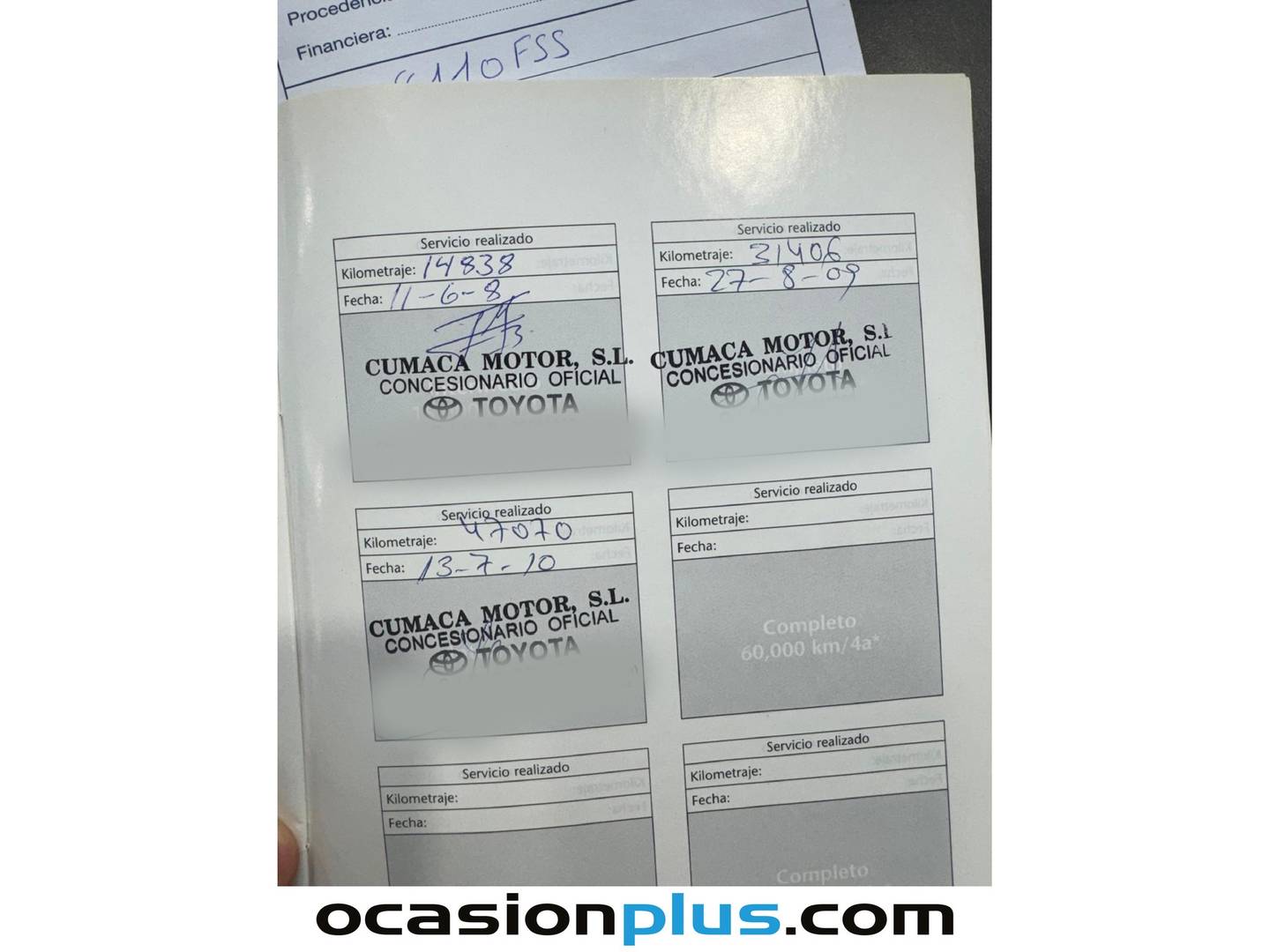 Foto del mantenimiento del Toyota Rav4 Toyota Rav4 2.2 D-4D Sol (136 CV)