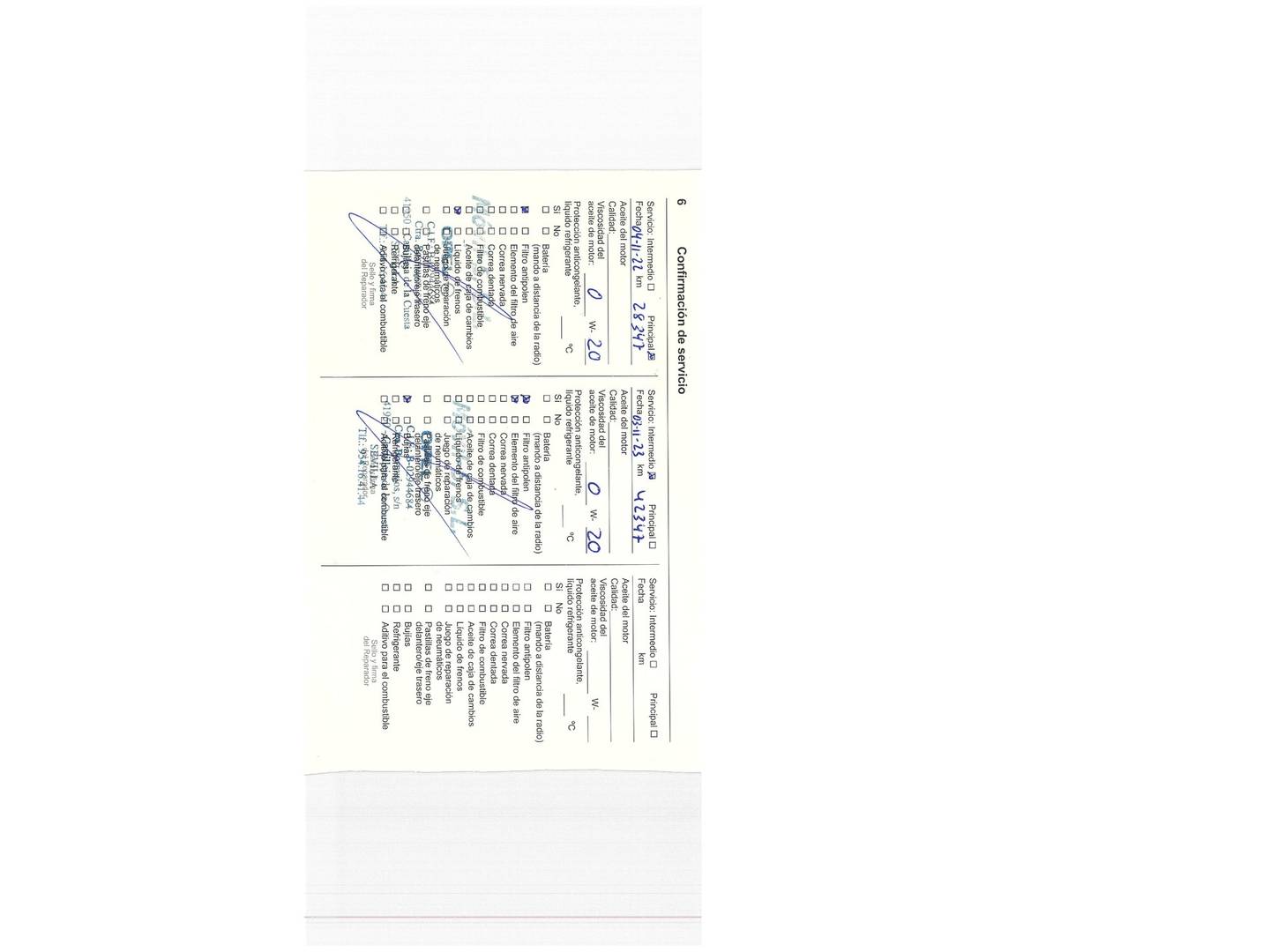 Foto del mantenimiento del Opel Corsa Opel Corsa 1.2 Turbo XHL Elegance (100 CV)