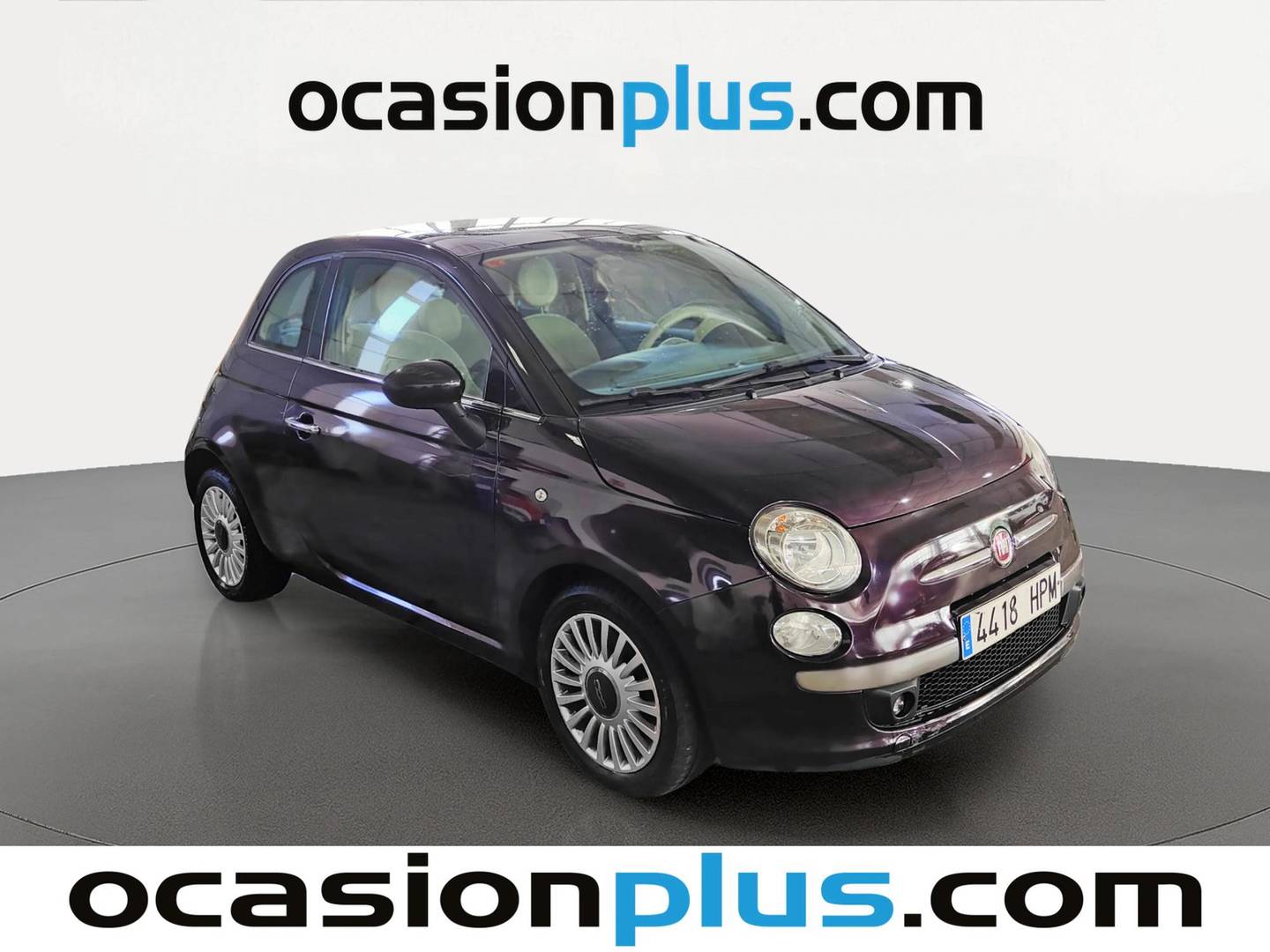 Foto delantera Fiat 500 Fiat 500 0.9 Turbo TwinAir Lounge (85 CV) derecha