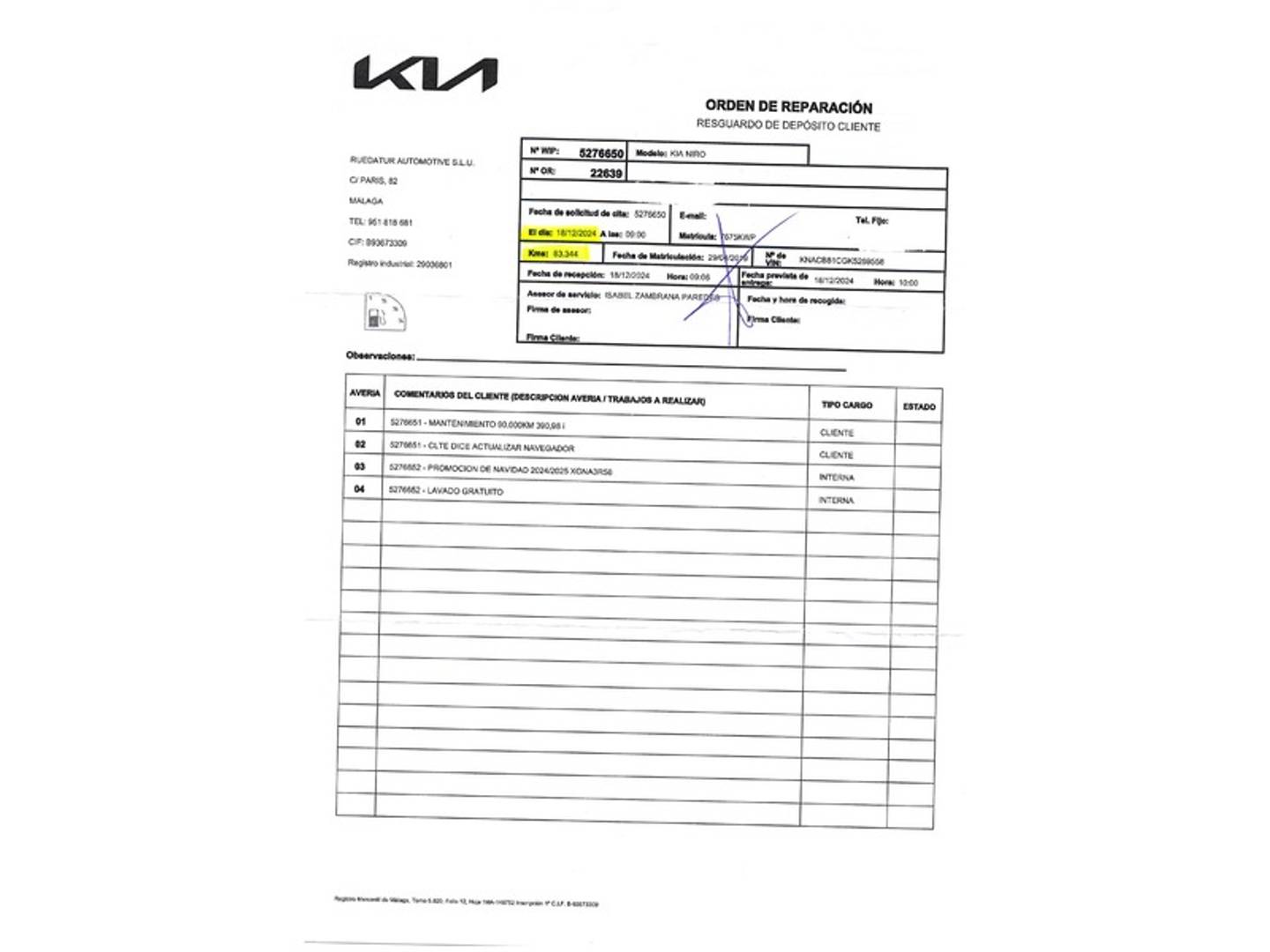 Foto KIA Niro Kia Niro 1.6 GDi HEV Híbrido Drive (141 CV)