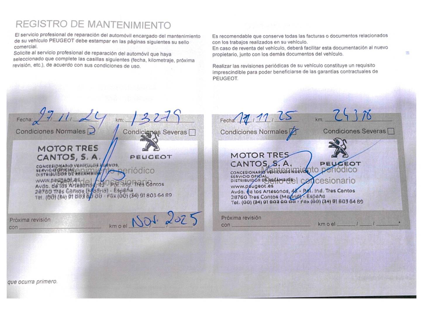 Foto del mantenimiento del Peugeot 2008 Peugeot 2008 PureTech 130 S&S Allure EAT8 (130 CV)