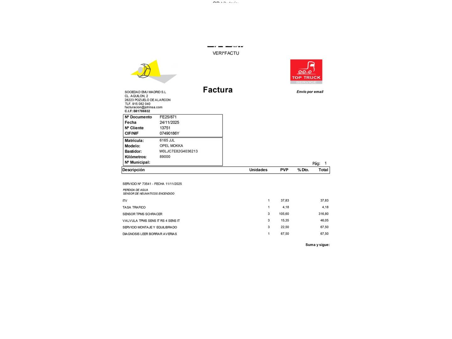Foto del mantenimiento del Opel Mokka Opel Mokka 1.4 Turbo S&S Selective 4x2 (140 CV)