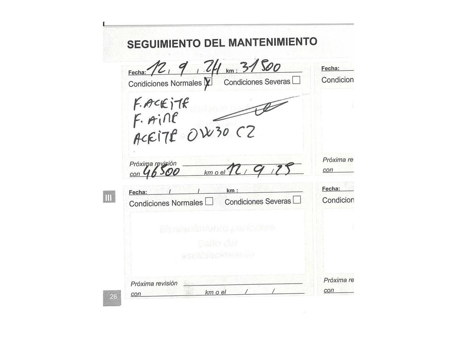 Foto del mantenimiento del Citroën C3 Citroën C3 PureTech 82 Feel (83 CV)