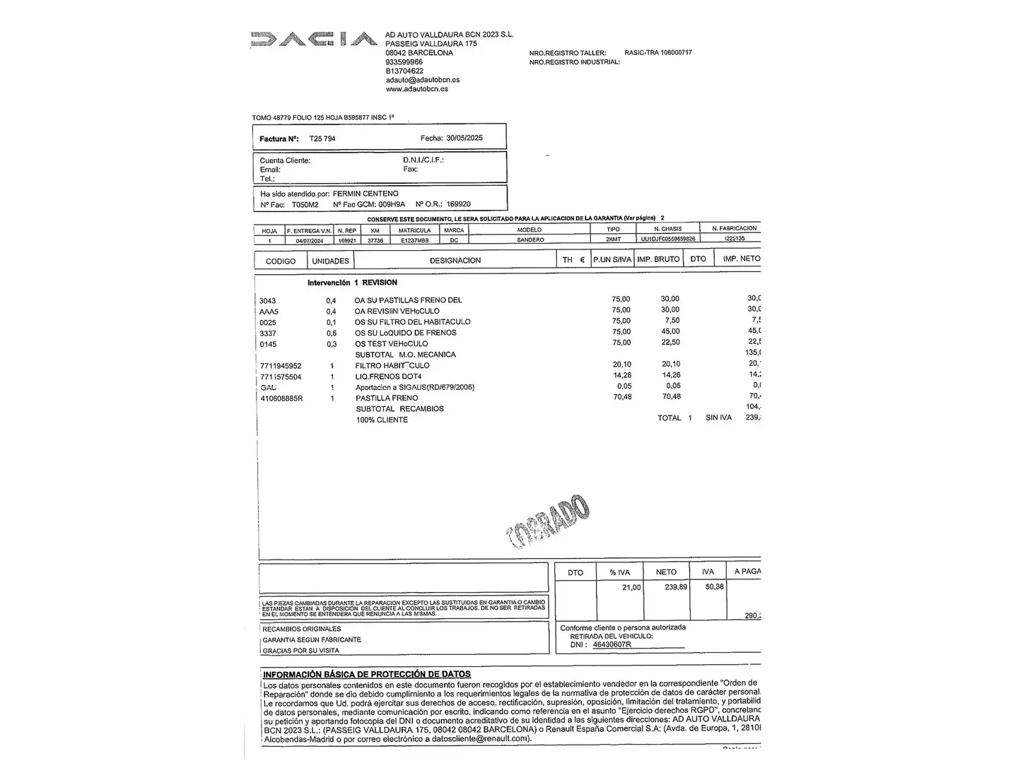 Foto Dacia Sandero Dacia Sandero Comfort ECO-G (100 CV)