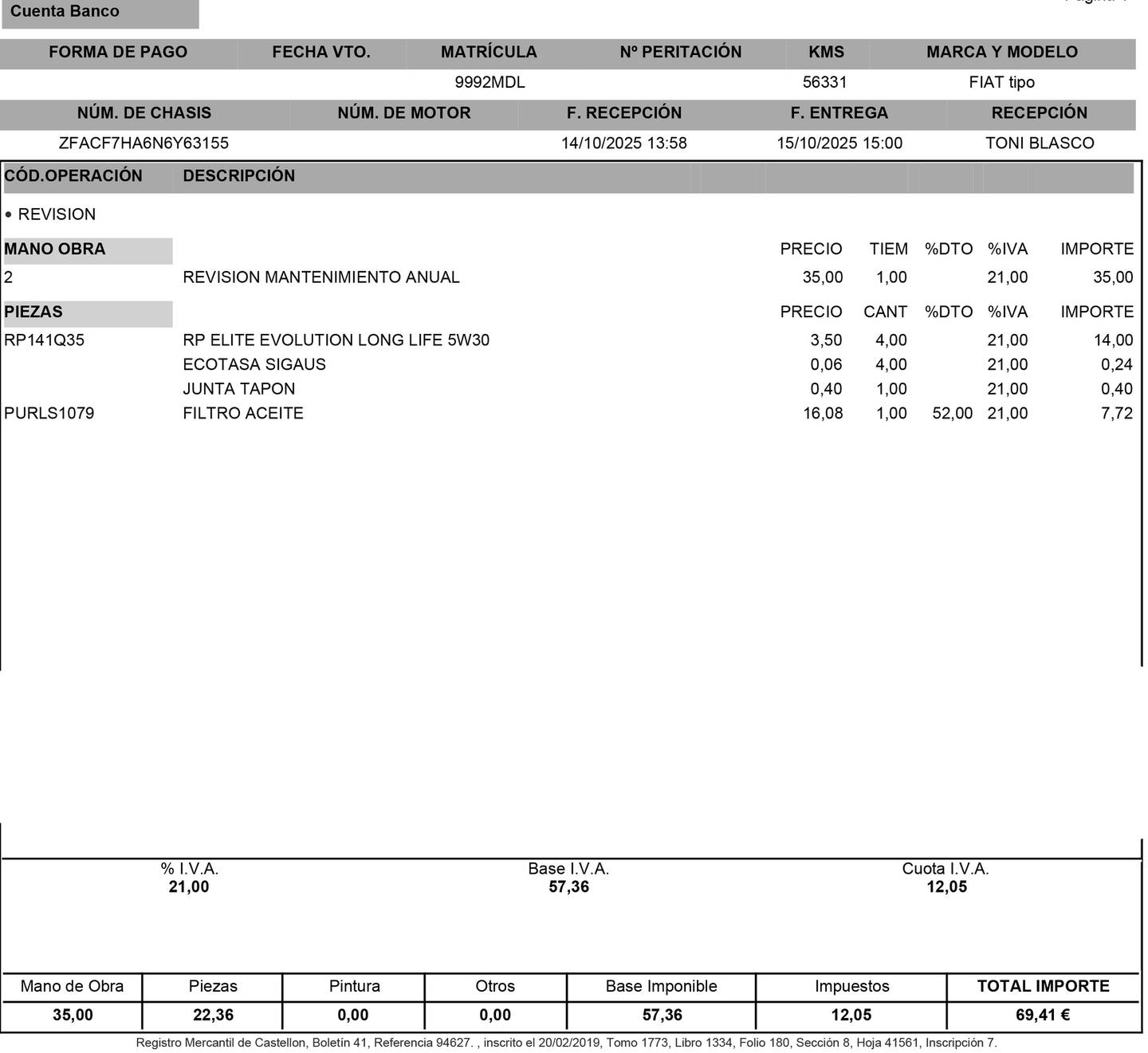 Foto Fiat Tipo Fiat Tipo 1.5 Hybrid Cross DCT (130 CV)