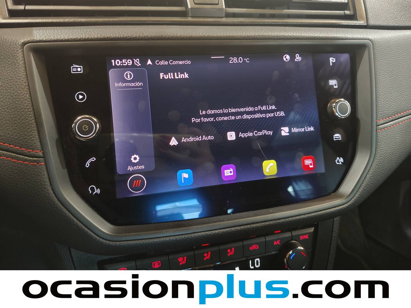 Equipamiento del Seat Arona Seat Arona 1.0 TGI GNC FR (90 CV)