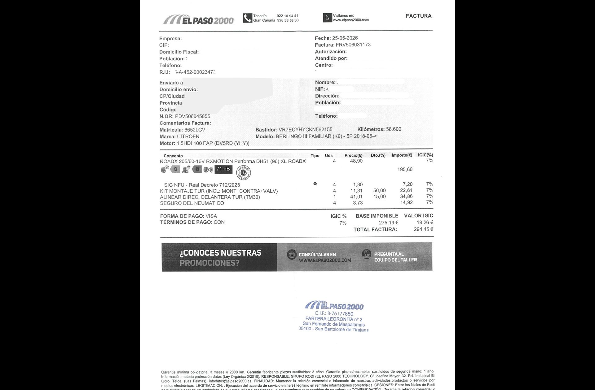 Citroën Berlingo Combi BlueHDi 100 Talla M 100 Años - foto 18