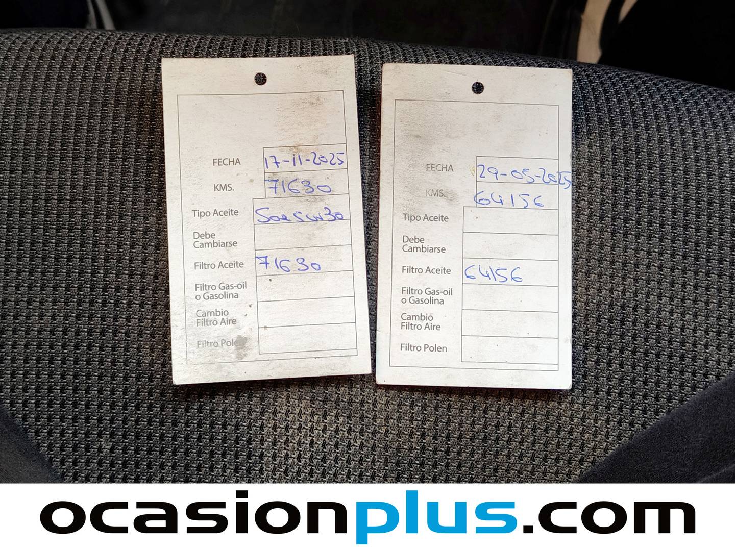 Foto del mantenimiento del Renault Trafic Renault Trafic Furgon Furgon 27 L1H1 Energy Blue dCi (95 CV)