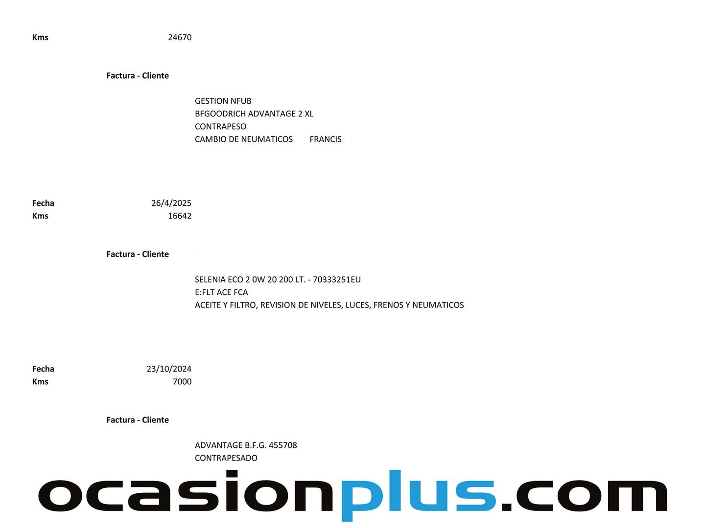 Foto del mantenimiento del Fiat 500 Fiat 500 1.0 Hybrid Dolcevita (70 CV)
