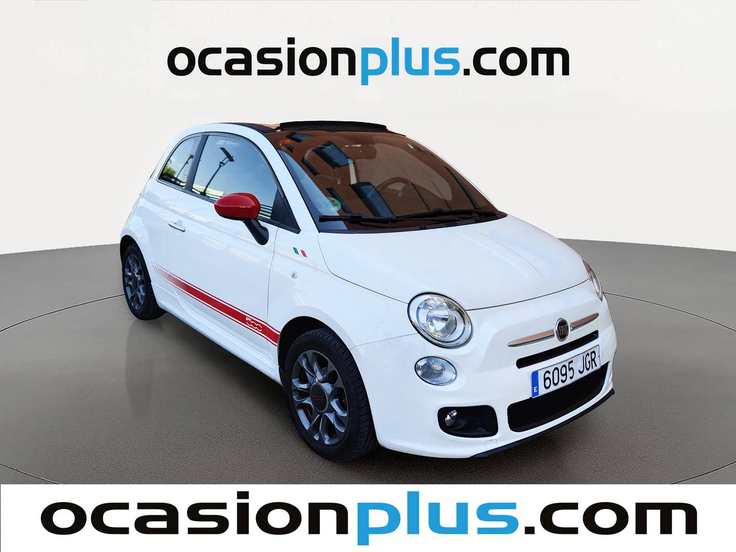 Foto delantera Fiat 500C Fiat 500C 1.2 8v Cabrio S (69 CV) derecha