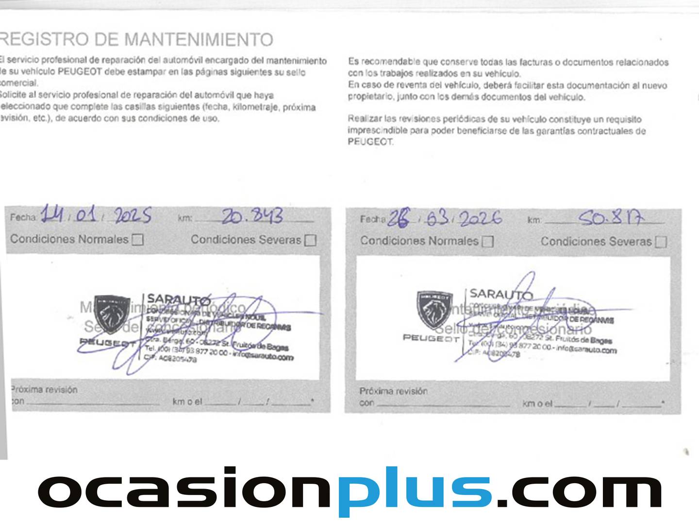 Foto del mantenimiento del Peugeot 2008 Peugeot 2008 PureTech 100 S&S Allure (100 CV)
