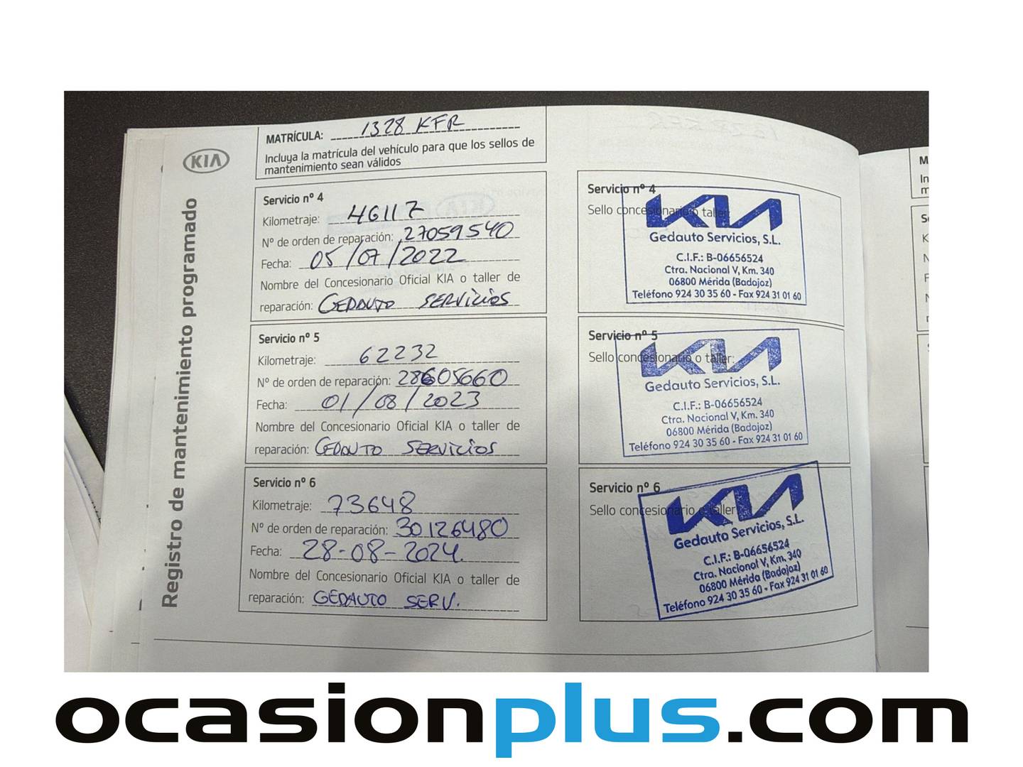 Foto del mantenimiento del KIA Niro KIA Niro 1.6 GDi HEV Híbrido Emotion (141 CV)