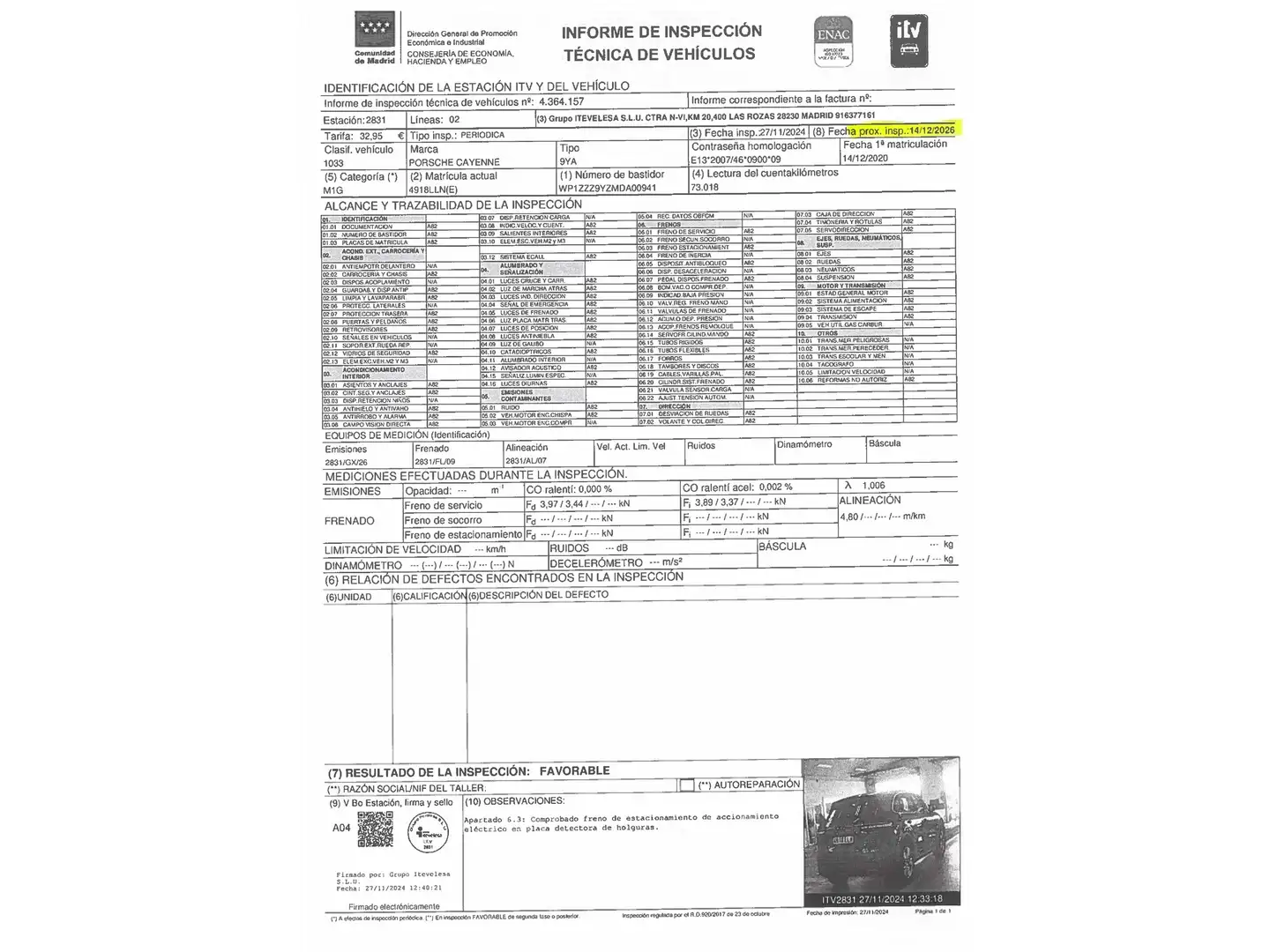 Foto Porsche Cayenne Porsche Cayenne (340 CV)