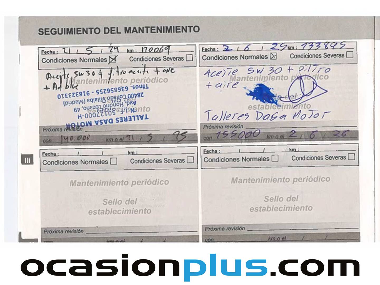 Foto del mantenimiento del Peugeot 3008 Peugeot 3008 BlueHDI 130 S&S Active EAT8 (130 CV)