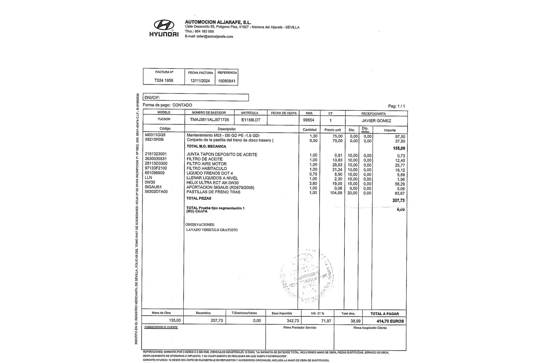 Hyundai Tucson 1.6 GDI SLE 4x2 - foto 21