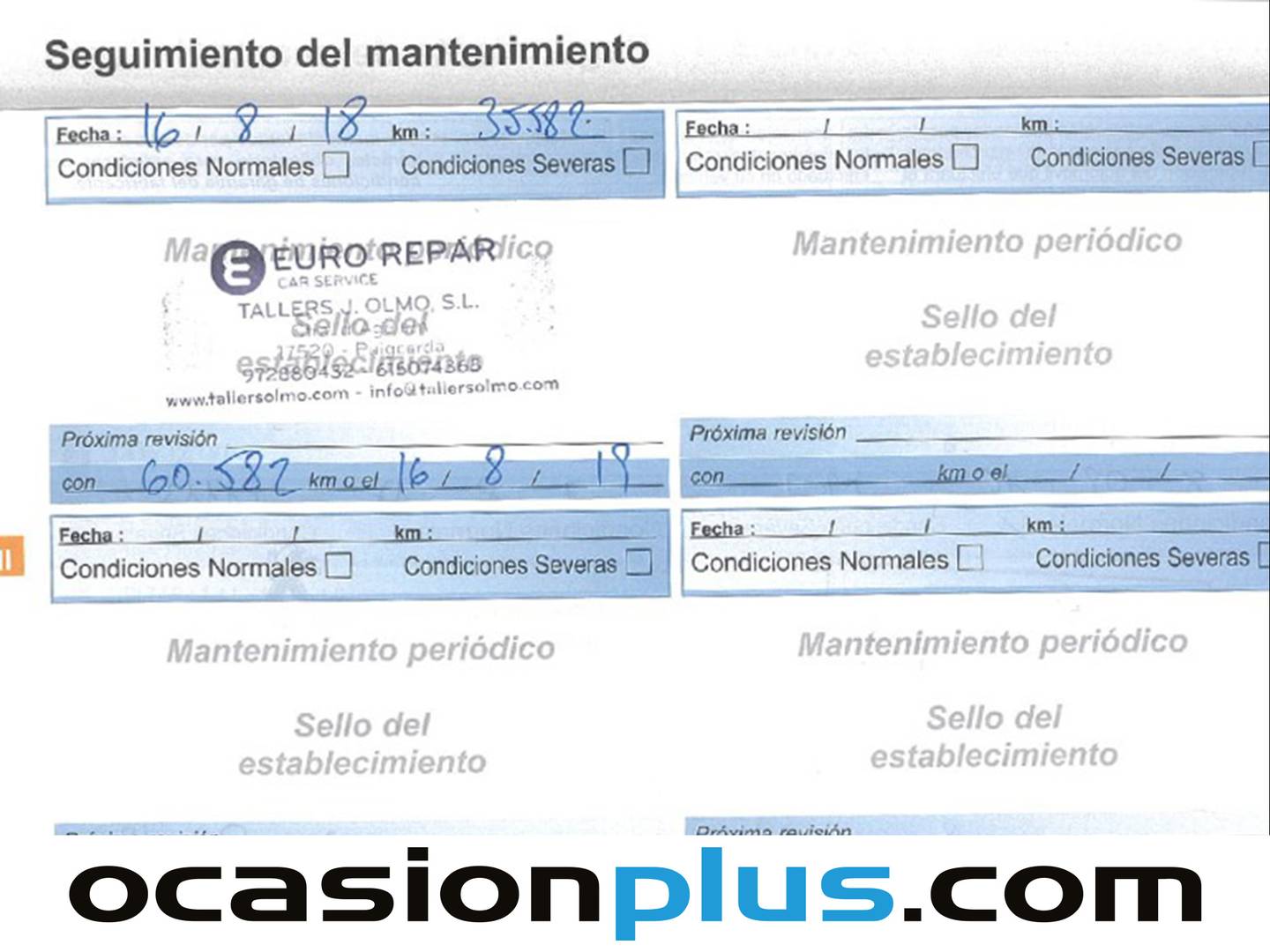 Foto del mantenimiento del Peugeot 5008 Peugeot 5008 1.6 BlueHDi FAP Allure  (120 CV) 7 plazas
