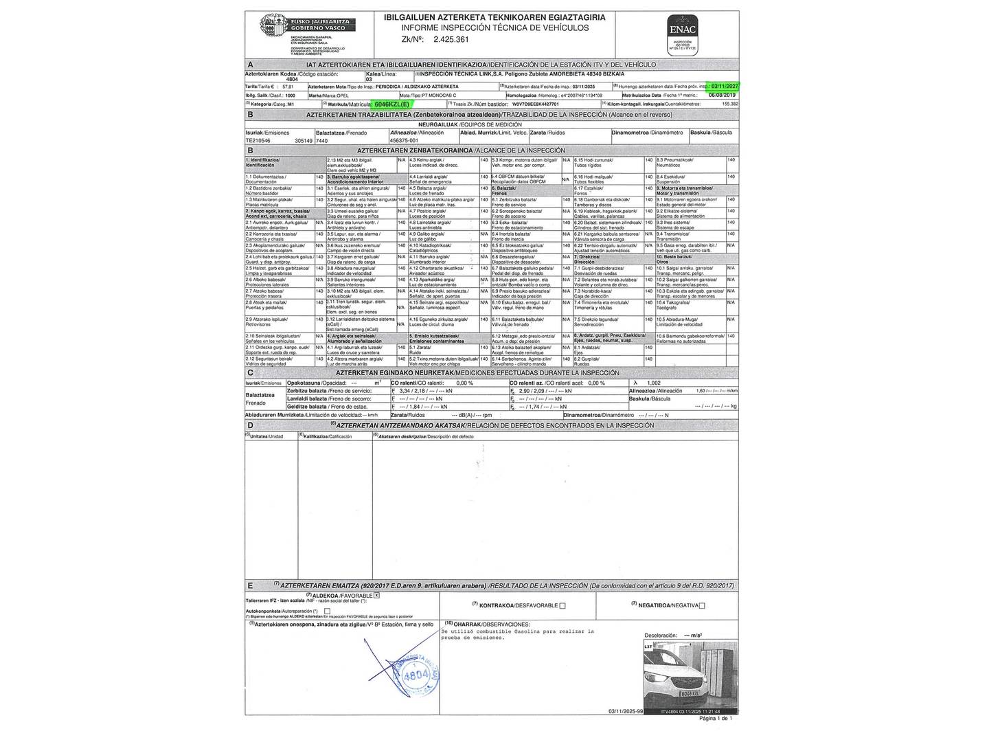 Opel Crossland X Opel Crossland X 1.2 Edition Pro (81 CV) de segunda mano