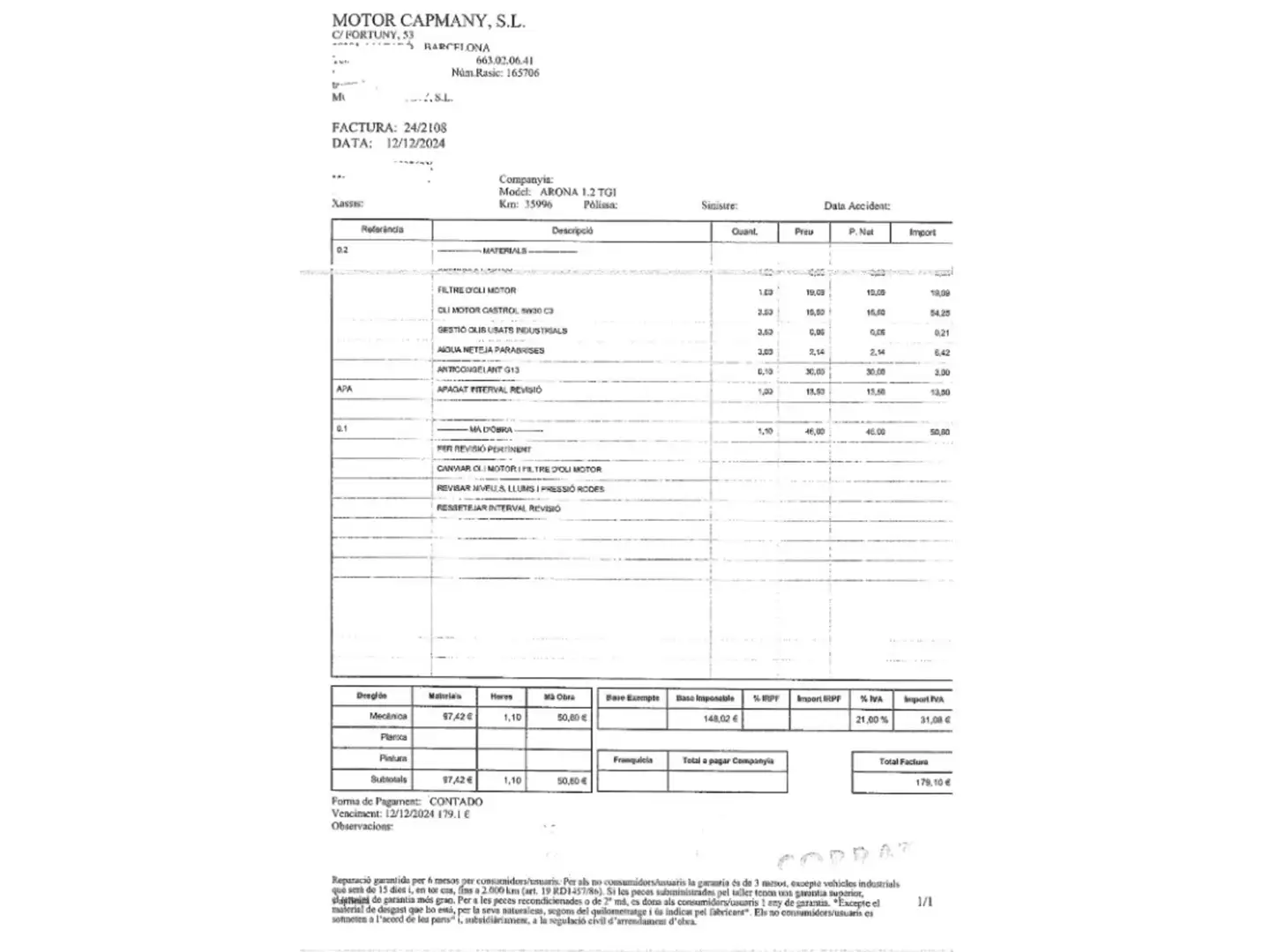 Foto Seat Arona SEAT Arona 1.0 TGI GNC FR  (90 CV)
