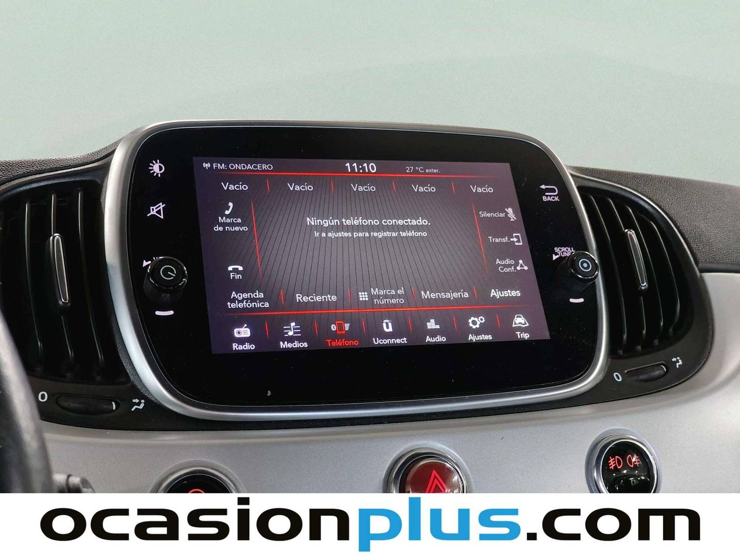 Equipamiento del Fiat 500 Fiat 500 1.0 Hybrid Connect (70 CV)