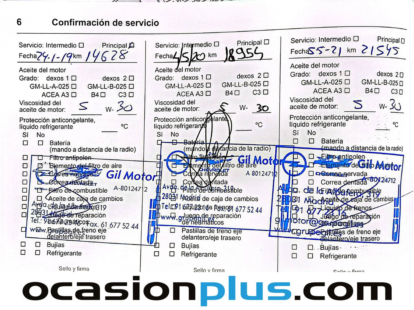 Foto del mantenimiento del Opel Corsa Opel Corsa 1.3 CDTi S&S Selective (95 CV)