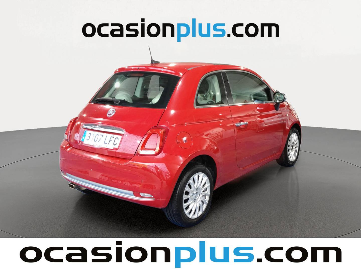 Foto trasera Fiat 500 Fiat 500 1.2 8v Lounge (69 CV) derecha