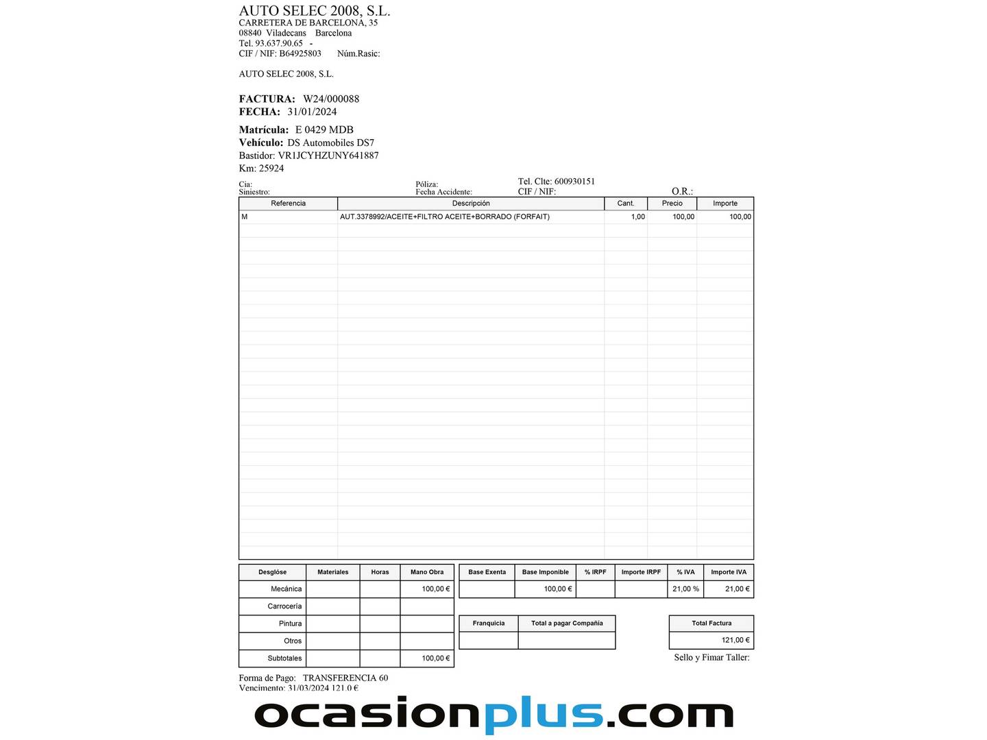 Foto DS DS 7 DS DS7 Crossback BlueHDi 130 Performance Line Auto (130 CV)