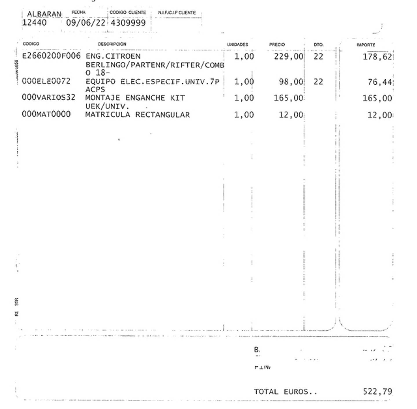 Peugeot Rifter Peugeot Rifter BlueHDi 130 S&S GT Standard Auto (130 CV) automático