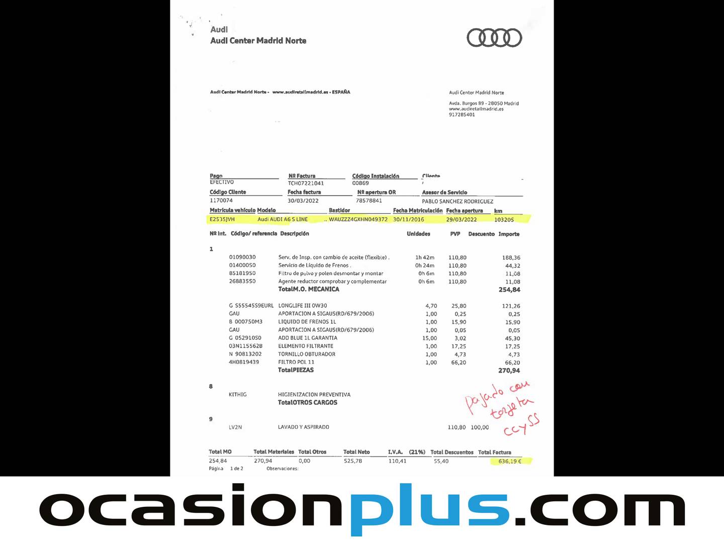 Foto Audi A6 Audi A6 Advanced edition 2.0 TDI ultra (190 CV) S tronic