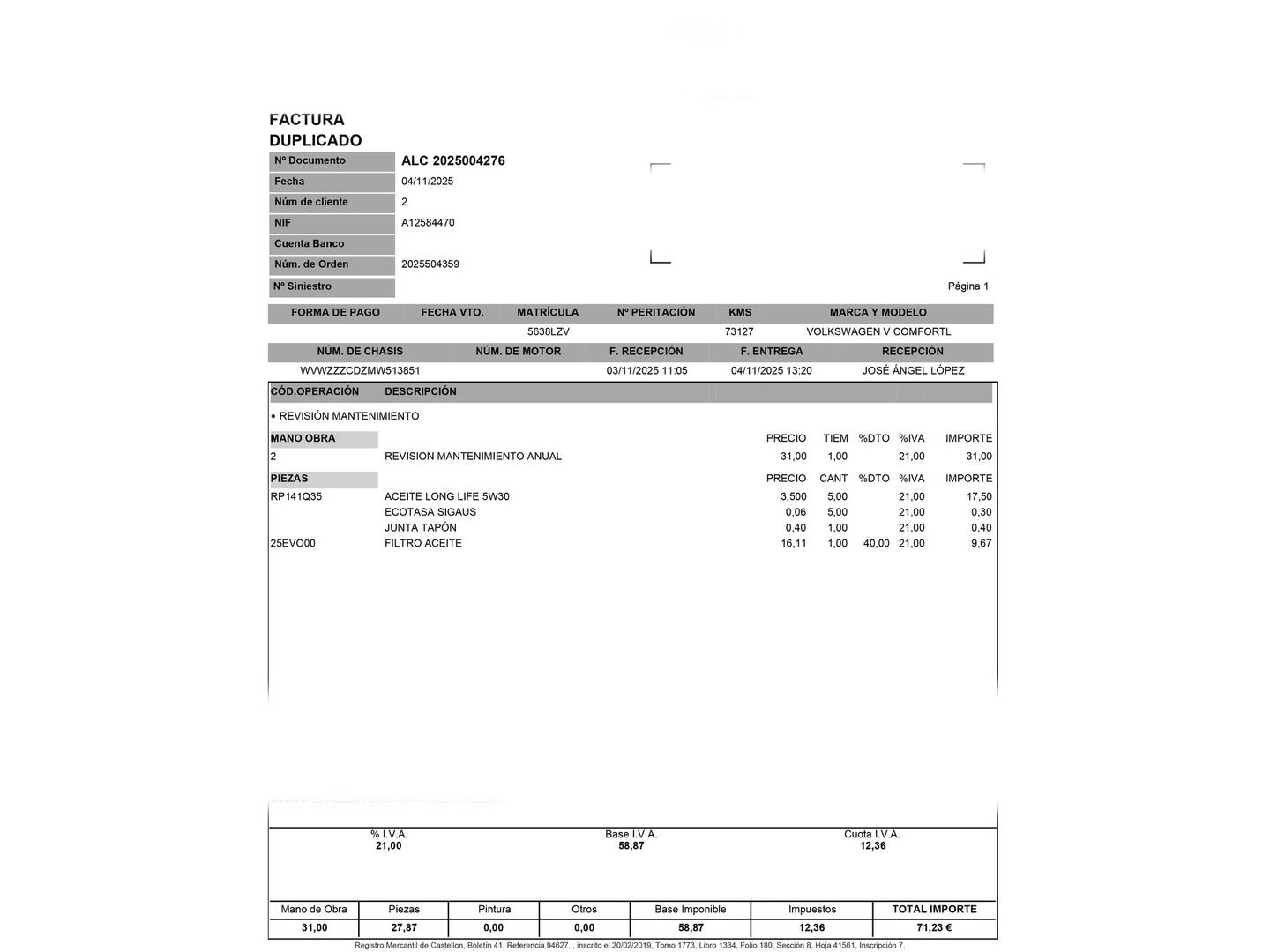 Foto Volkswagen Golf Volkswagen Golf Variant Life 2.0 TDI (115 CV)
