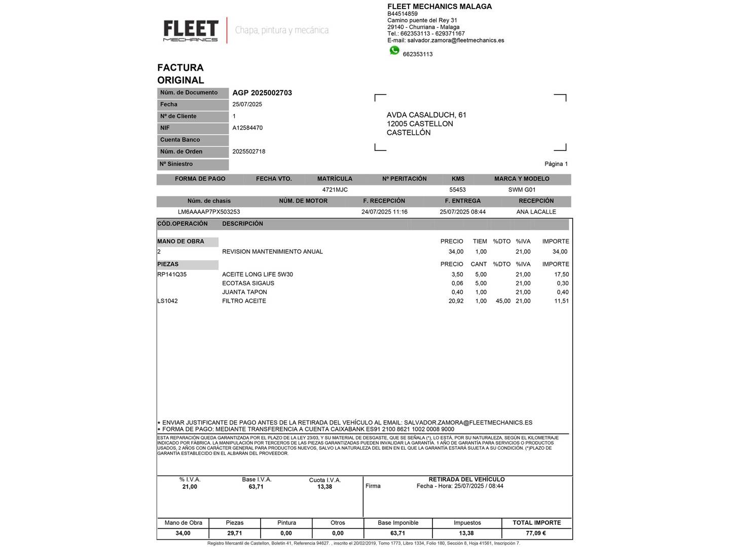 Foto SWM G01 SWM G01 1.5T Luxury (131 CV)