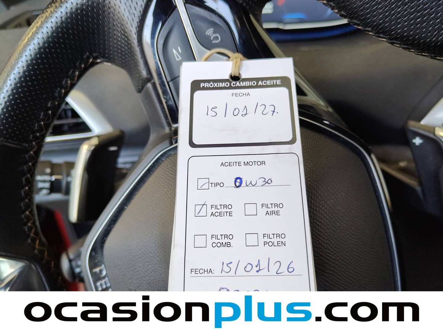 Foto del mantenimiento del Peugeot 3008 Peugeot 3008 BlueHDI 180 S&S GT EAT8 (180 CV)