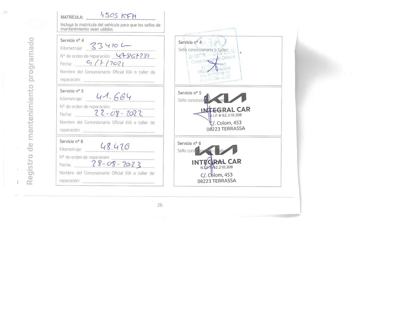 Foto del mantenimiento del KIA Stonic KIA Stonic 1.0 T-GDi Eco-Dynamic Drive (120 CV)
