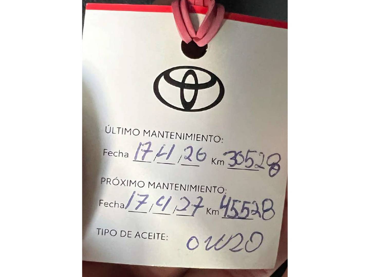 Foto del mantenimiento del Toyota Yaris Cross Toyota Yaris Cross 1.5 130H Premiere Edition (130 CV)