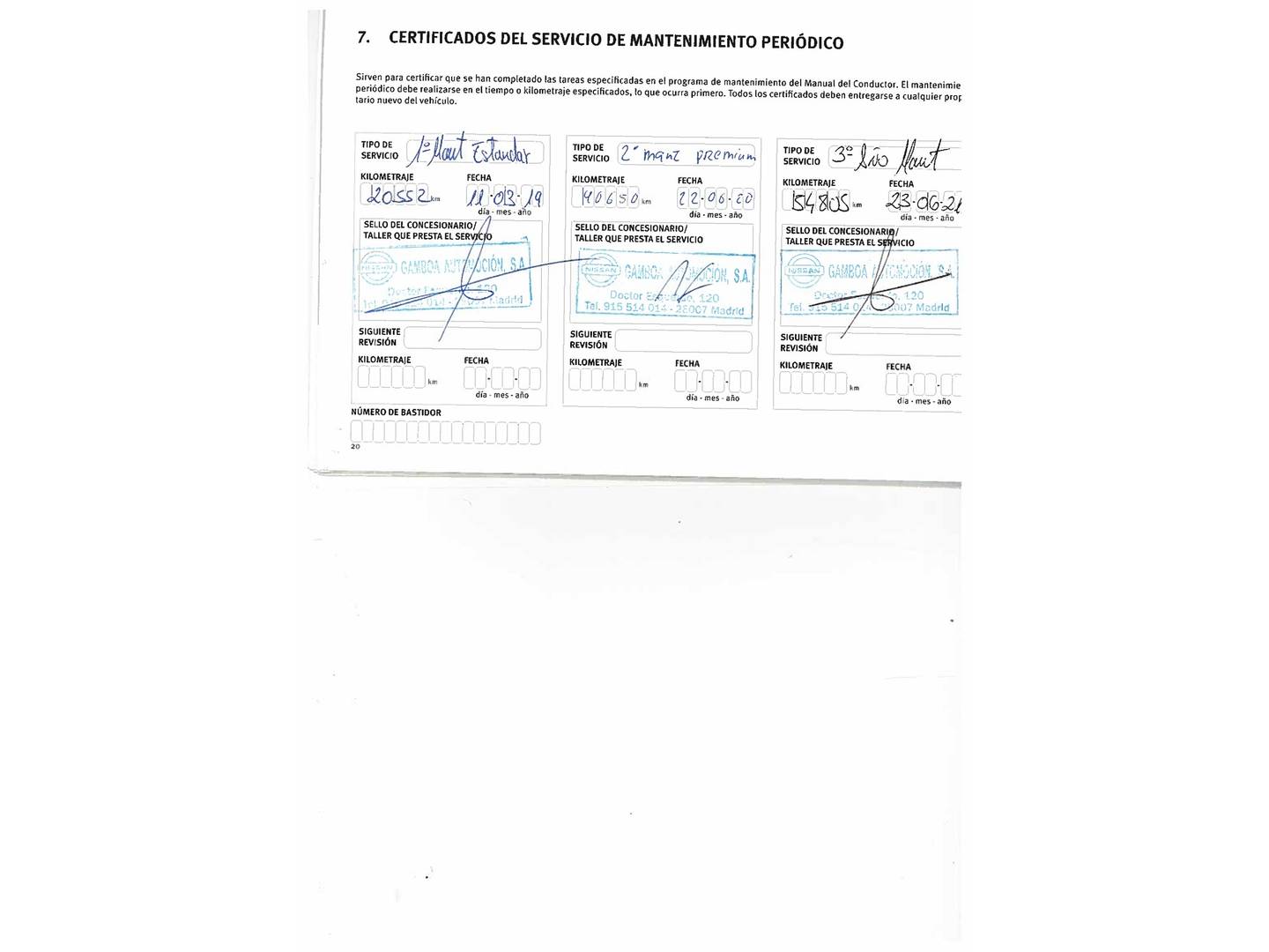 Foto del mantenimiento del Nissan QASHQAI Nissan Qashqai DIG-T 115 N-Connecta Xtronic (115 CV)