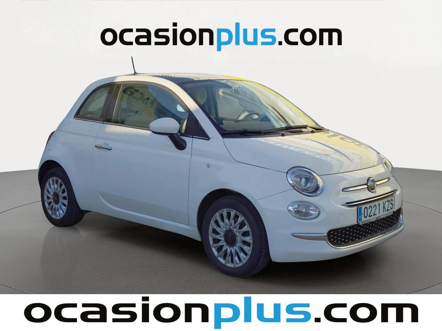 Foto delantera Fiat 500 Fiat 500 1.2 8v Lounge (69 CV) derecha