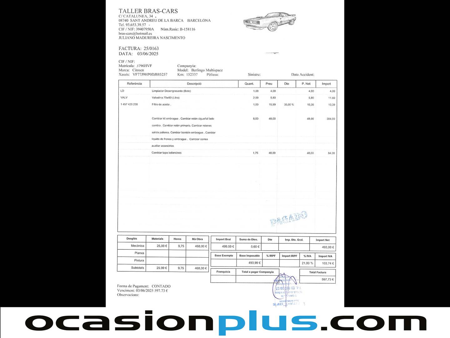 Foto Citroën Berlingo Citroen Berlingo 1.6 HDI XTR Plus (92 CV)