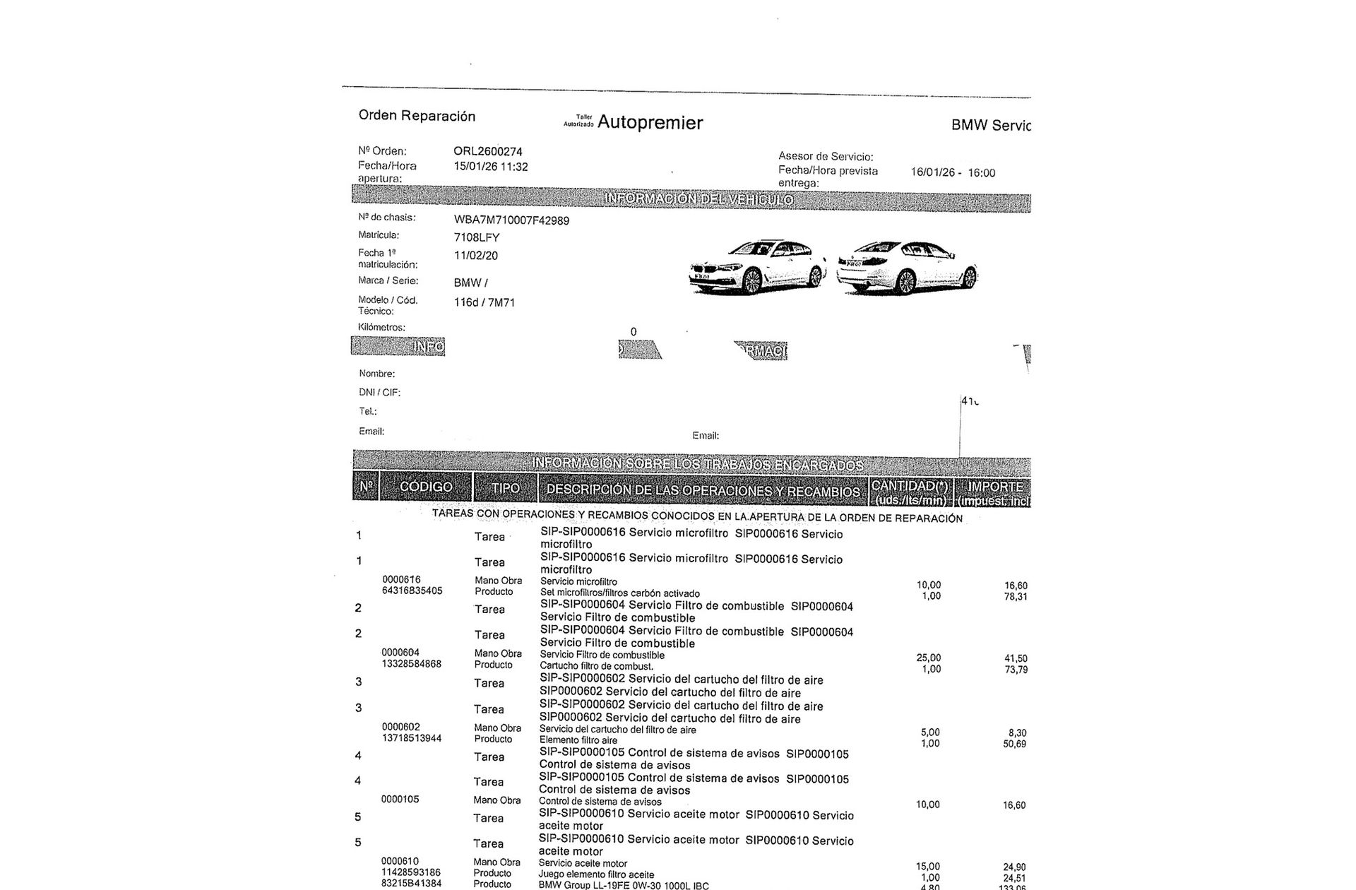 BMW Serie 1 116d Pack M - foto 20