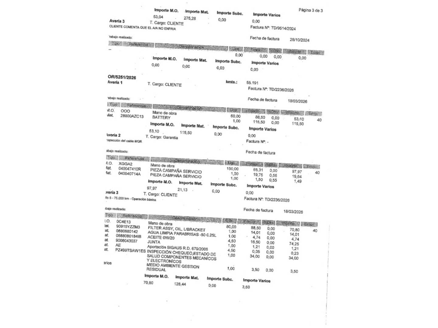 Foto del mantenimiento del Toyota Rav4 Toyota Rav4 2.5l hybrid Luxury 4WD (222 CV)