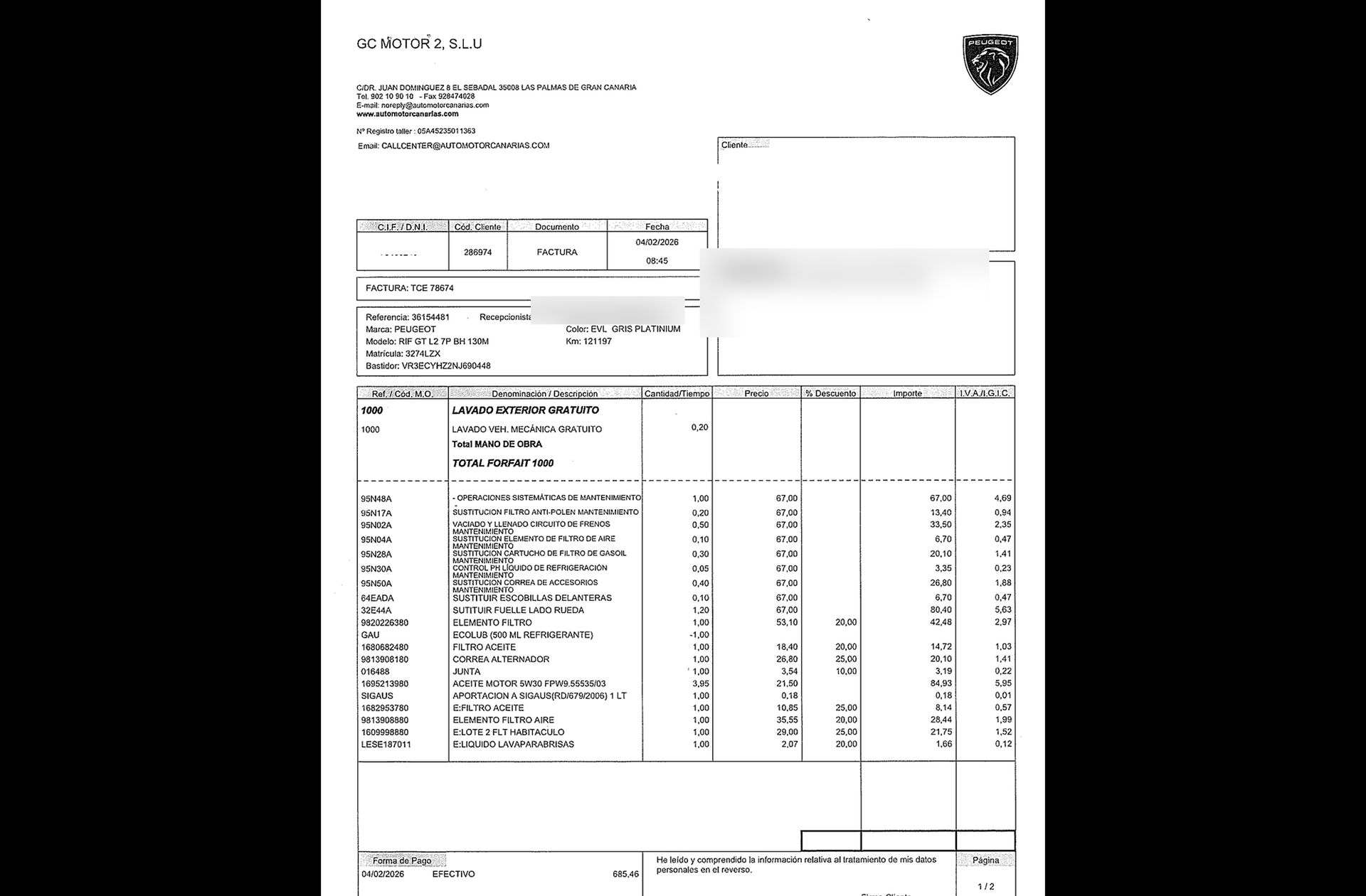 Peugeot Rifter BlueHDi 130 GT Long 7 plazas - foto 22