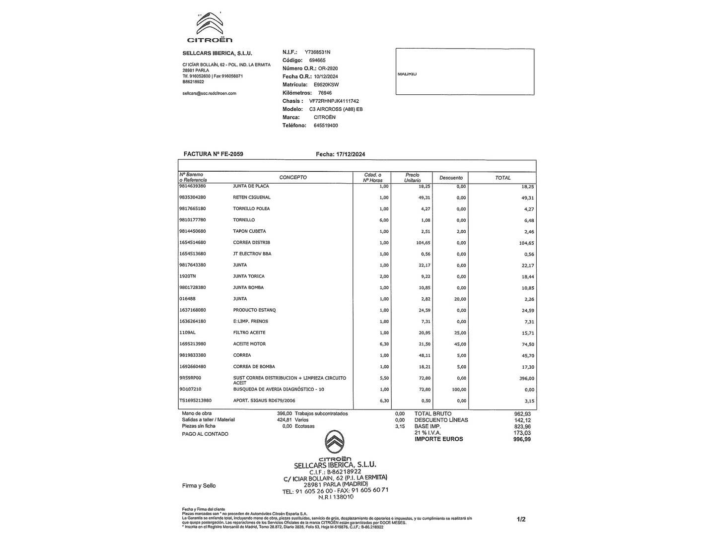 Foto Citroën C3 Aircross Citroen C3 Aircross PureTech 110 S&S Shine (110 CV)