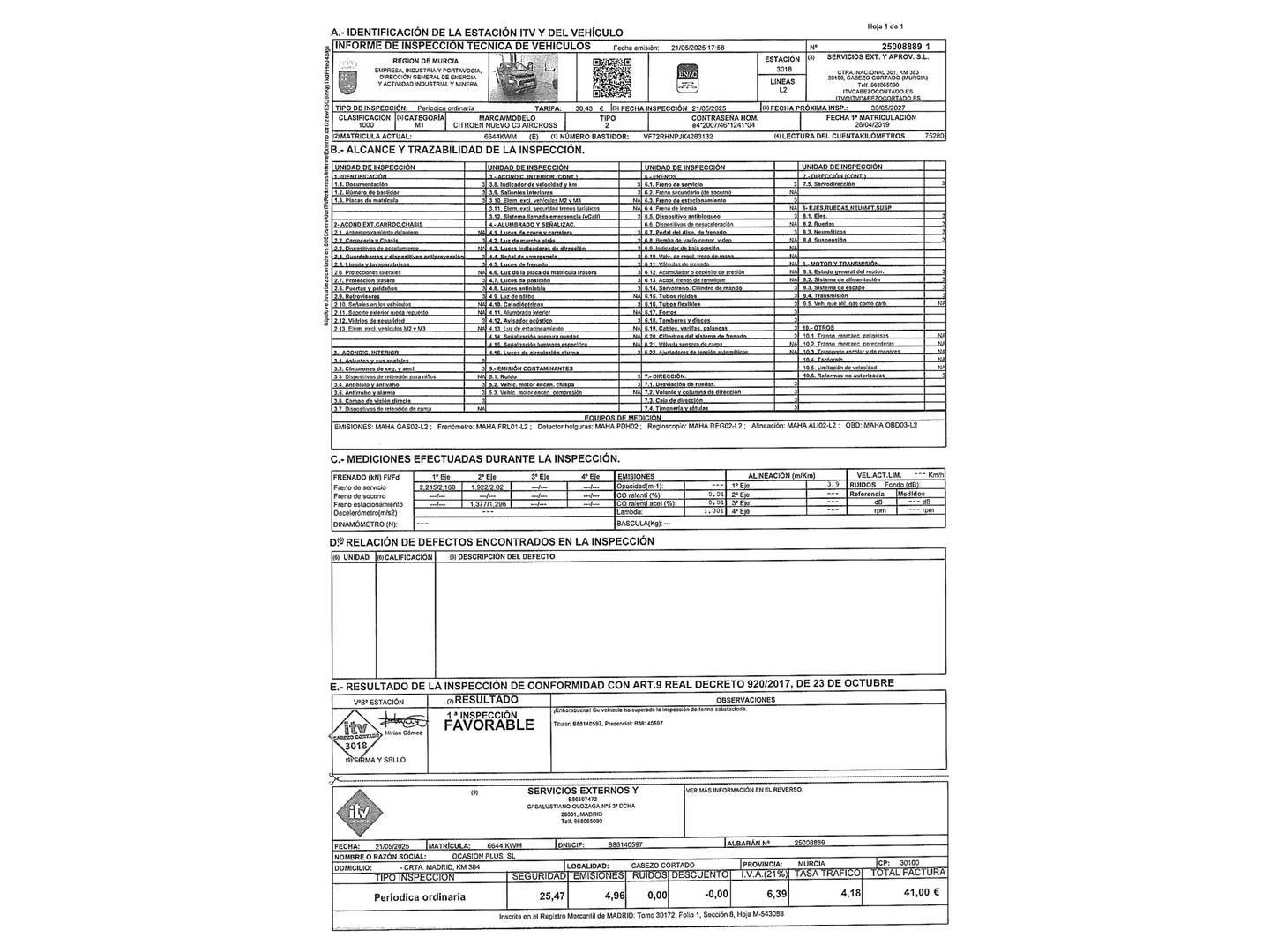 Foto Citroën C3 Aircross Citroen C3 Aircross PureTech 110 S&S Feel  (110 CV)
