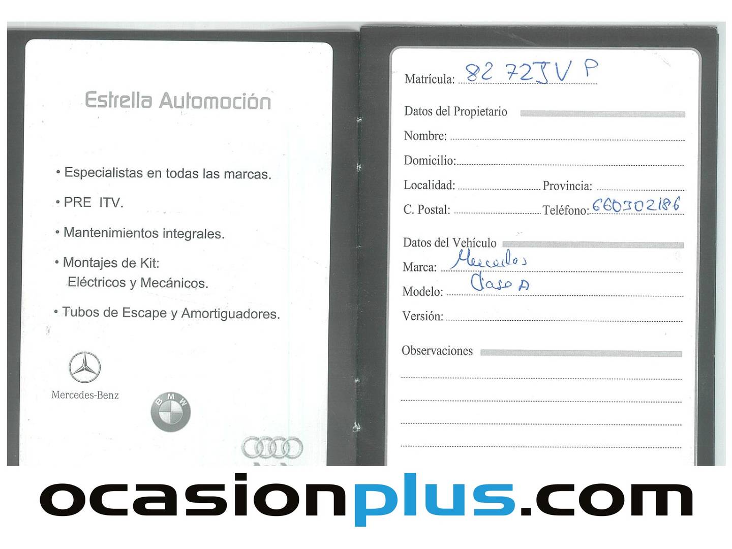 Foto del mantenimiento del Mercedes Clase A Mercedes Clase A 200 d AMG Line (136 CV)